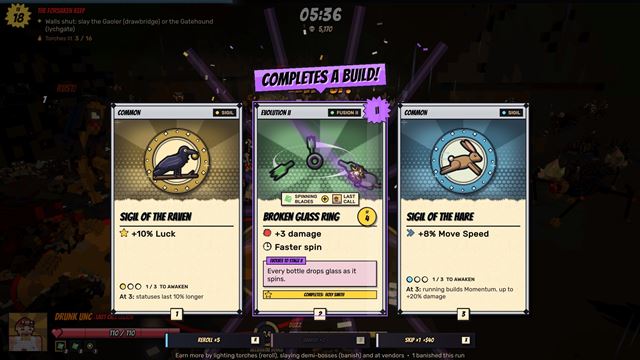 Drunk Unc's hand, a fusion that completes a build