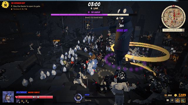 Insomniac's nightmare stands over the Gaoler
